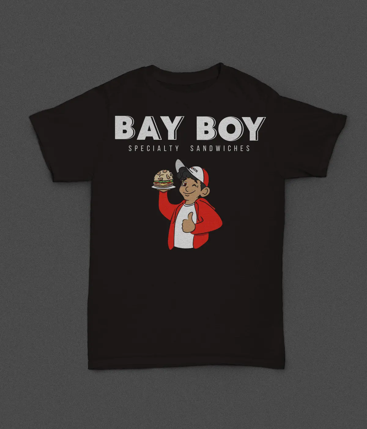 Bay Boy Specialty Sandwiches merch can be purchased online.